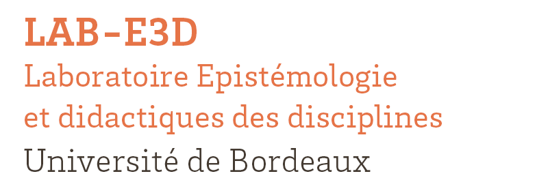 LAB-E3D - Laboratoire Epistémologie et didactique des disciplines